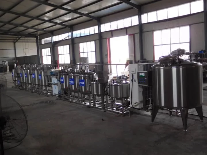 factory to put small scale yogurt maker machine